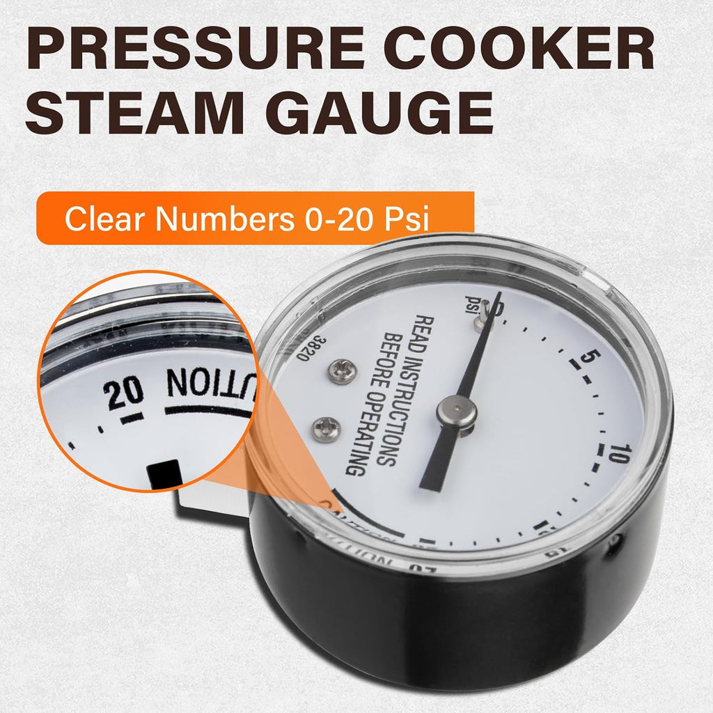 85729 Pressure Canner Steam Gauge Replacement for Presto Pressure Cooker