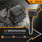 Ignition Coil & Spark Plug Pack 4 Compatible with Audi Volkswagen