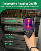 HSFTOOLS HF256 Thermal Imaging Camera, 256x192 IR Resolution Thermal Camera