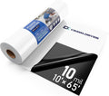 Crawl Space Vapor Barrier - 10 mil (10' x 65'), Thick Plastic sheeting, Drop Cloth Moisture Barrier Covering for