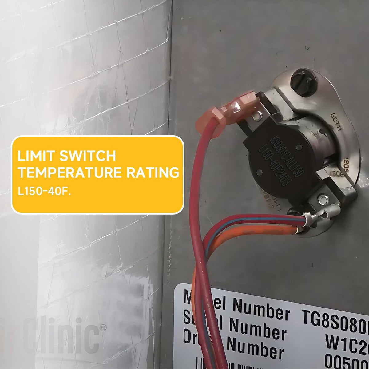 L150-40F Limit Switch Compatible with York Coleman Furnaces