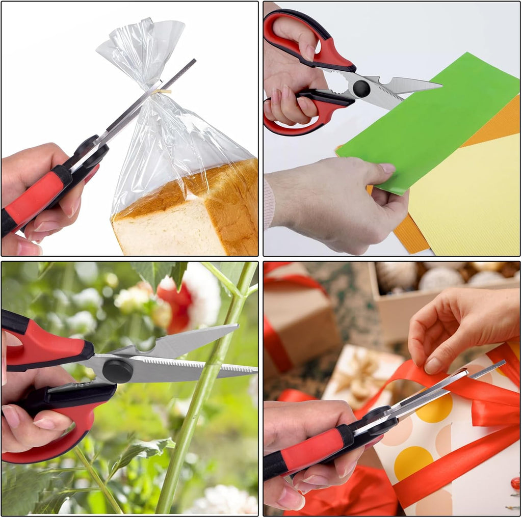 Left Handed Kitchen Scissors, Bailaipor Left Hand Kitchen Poultry Shears Tools All Purpose Heavy Duty