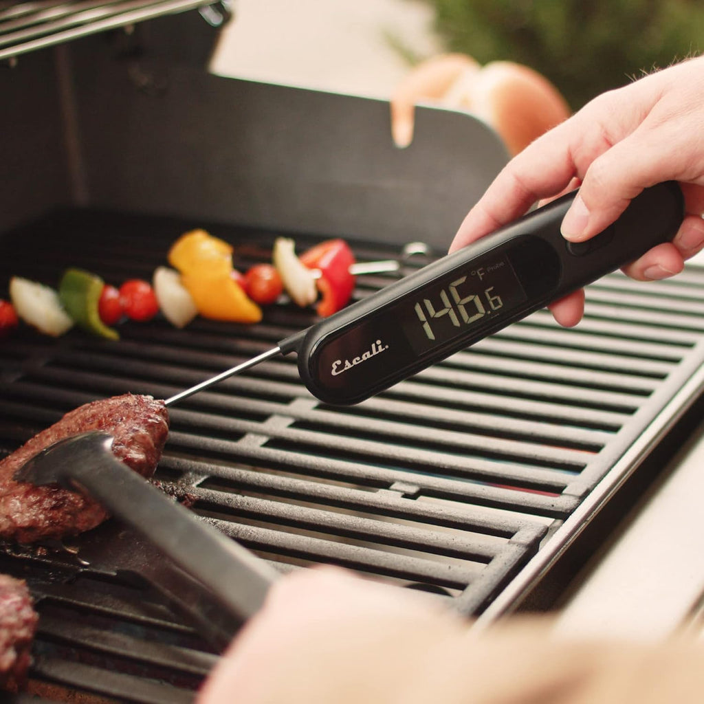 Infrared Surface and Folding Probe Digital Thermometer Stainless Steel Probe, Two-in-One IR Technology