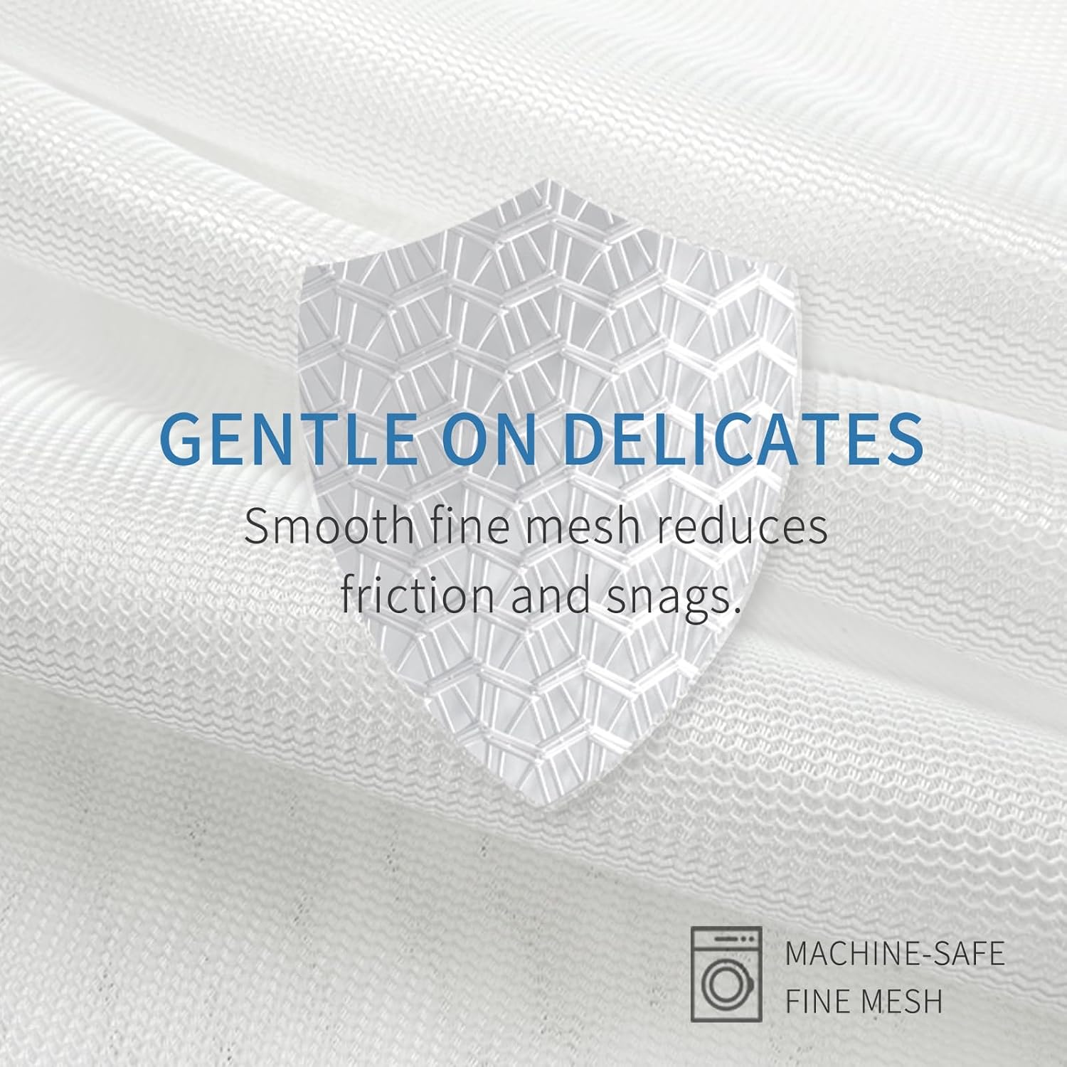 4Pcs Durable Fine Mesh Laundry Bags for Delicates 24 x 24 Inches | (4 XX-Large)