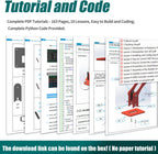 5-DOF Robotic Arm, Programmable STEM Coding DIY Kit for Raspberry Pi | Compatible with RPi 4 B 3 B+ B A+, Educational