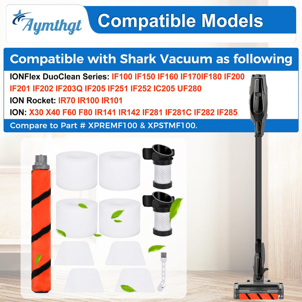 Aymthgt Filter Replacement Kit for Shark ION Flex DuoClean IF100