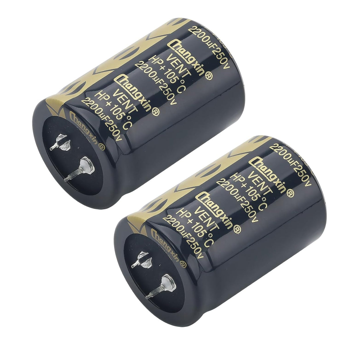 2PCS 2200UF 250V 35X50mm Snap-in Electrolytic Capacitor