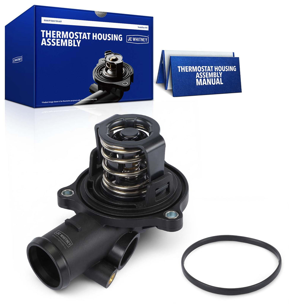 JC Whitney Engine Coolant Thermostat and Housing Assembly