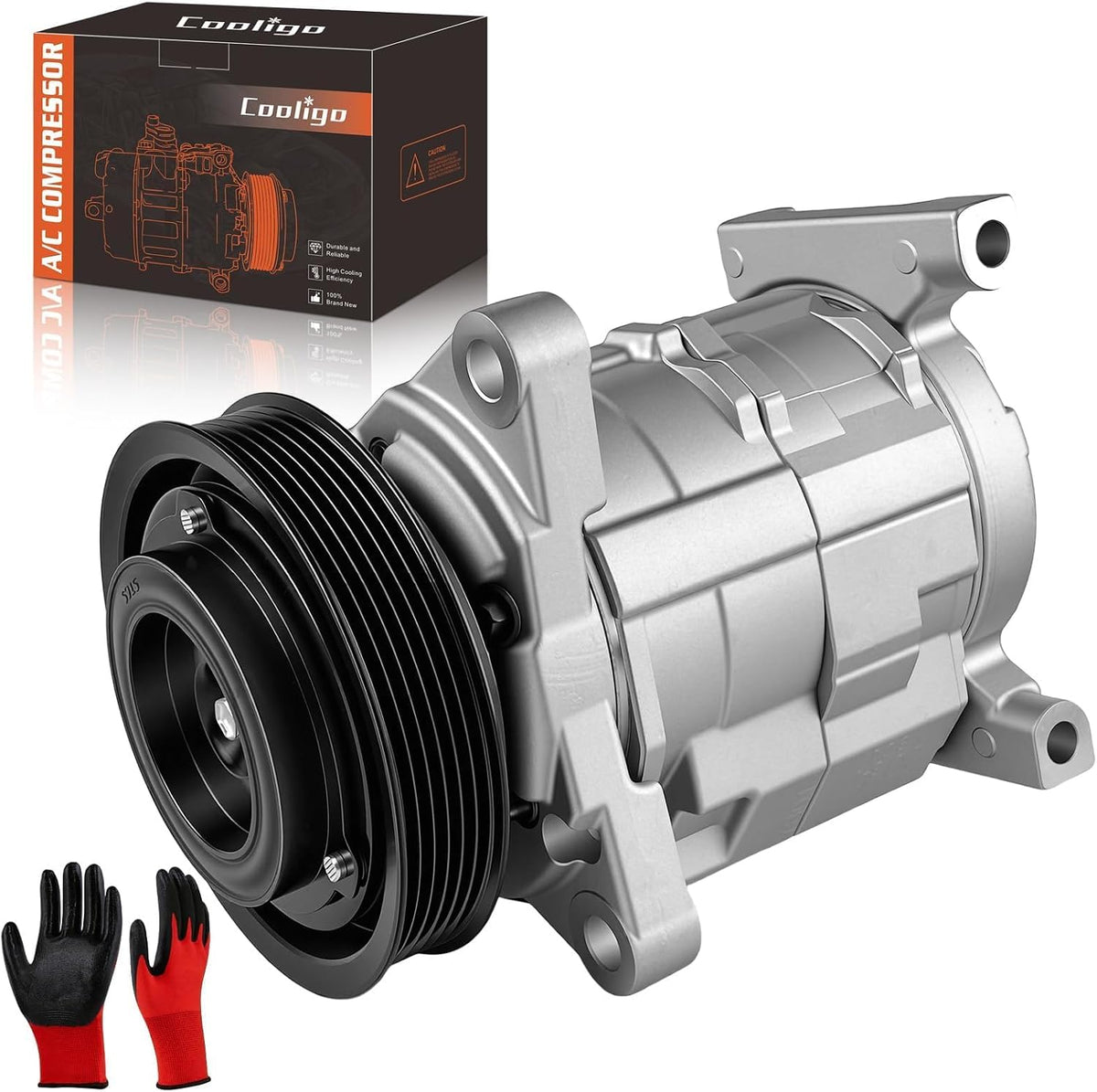 A/C Compressor with Clutch Compatible with Dodge Caravan 3.3L 2001‑2007