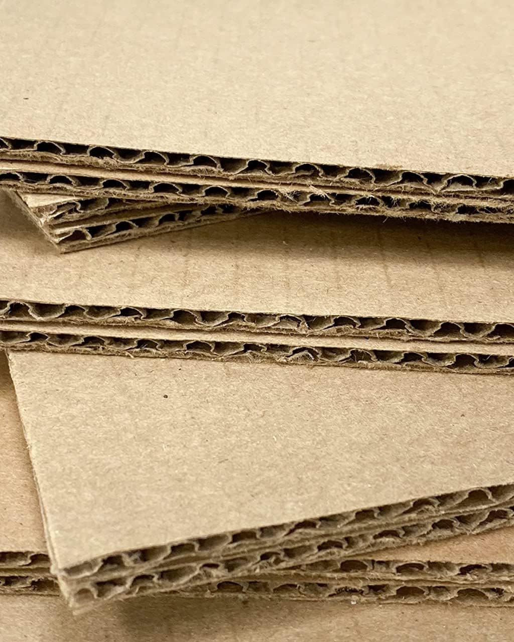 200 8.5x11 Cardboard Corrugated Pads Inserts Filler Sheet 8.5 x 11