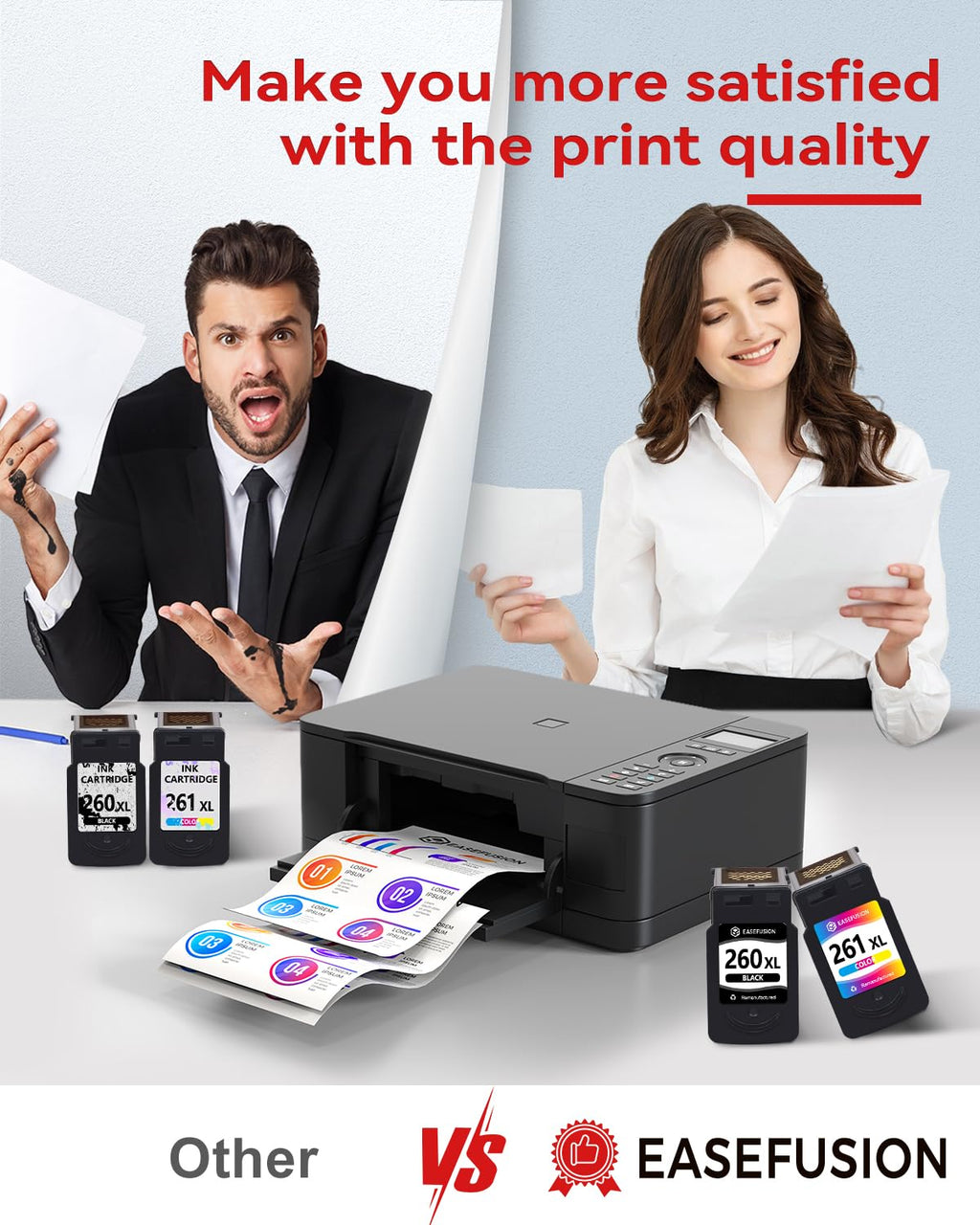 260XL 261XL Replacement for Canon 260 and 261 Ink Cartridges