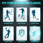 600 Card Protector Set, 300 Hard Plastic Card Sleeves and 300 Soft Sleeves