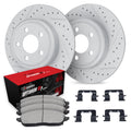 R1 Concepts Rear Brake Kit Fits 2003-2006 Dodge Sprinter
