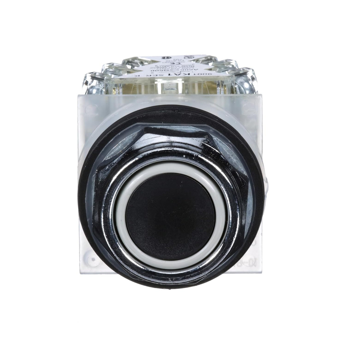 Square D 9001-KR1BH13 Vintage Push Button 600V 1NO 1NC Black Flush