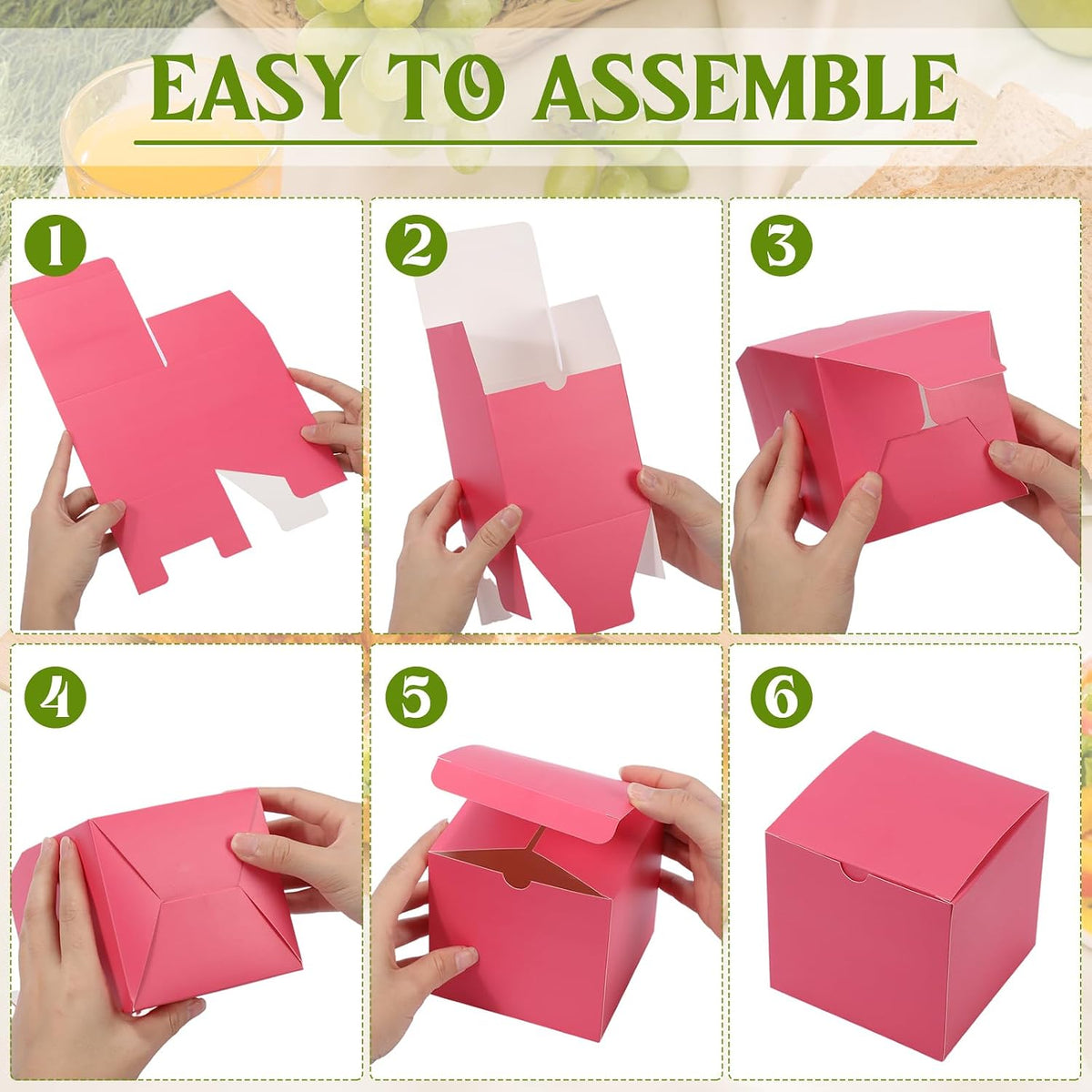 48 Pack Colorful Gift Boxes 12 Colors Small Cardboard