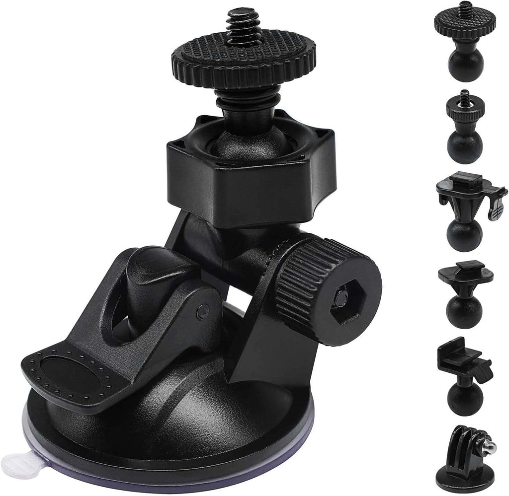 S30 Dash Cam Suction Mount (2nd Gen) with 10pcs Joints for REXING,Z-Edge,Old Shark,YI,KDLINKS,Falcon