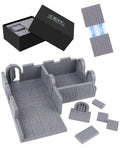 Magnetic Dungeon Tiles, 58 PCS Modular Terrain Set for RPGs, Basic Set