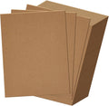20 Pack 8.5x11 Chipboard Sheets, 80PT Kraft Cardboard for Shipping