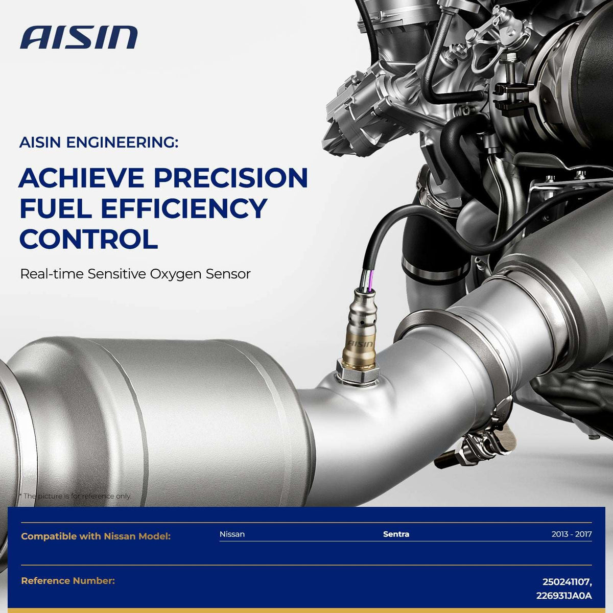 AISIN AFTERMARKET OXSN-00884 2Pcs Upstream & Downstream Oxygen (O2) Sensor