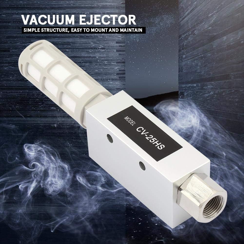 Garosa CV25HS Vacuum Generator Ejector, 2.5mm Nozzle 160L/min
