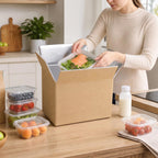 12 Pack Insulated Shipping Box, 10.8'' x 7.3'' x 6.5''