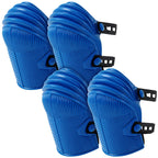 2 Pairs Heavy Duty Construction Knee Pads for Work, Blue