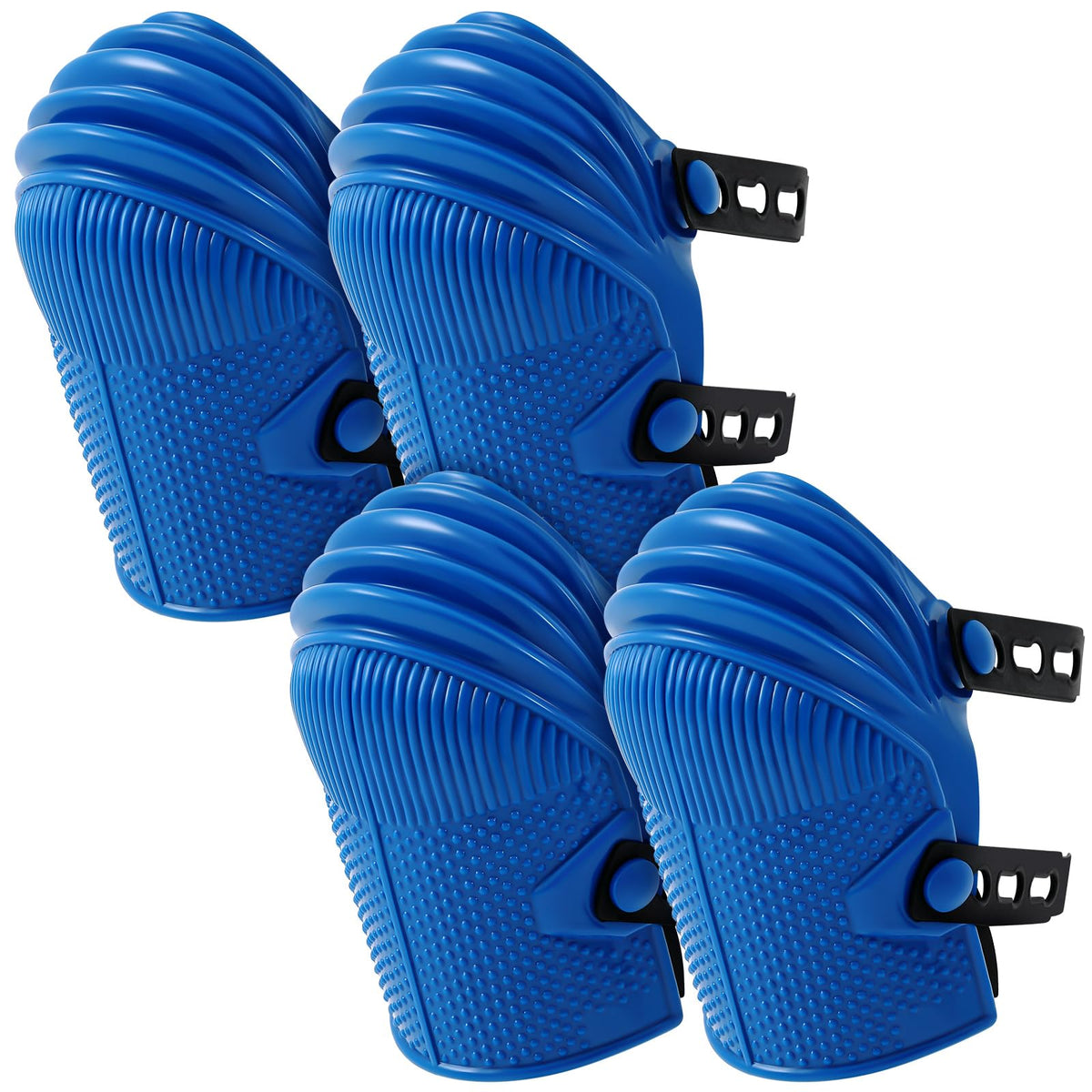 2 Pairs Heavy Duty Construction Knee Pads for Work, Blue