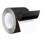 80-Grit PVC Anti-Slip Tape 35ft x 4in Black Aluminum Oxide Stair Treads