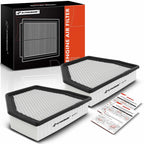 A-Premium 2-PC Engine Air Filter Compatible with Chevrolet & Saturn