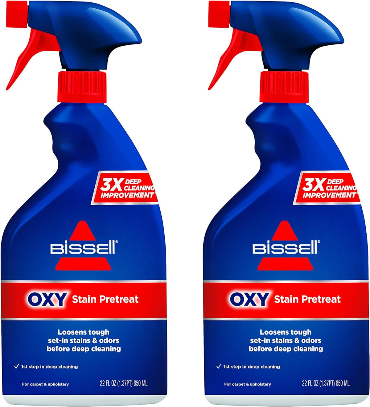 Tough Oxy Stain Pretreat Formula, 22 Fl Oz, Pack of 2