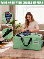 2 Pack Extra Large Moving Bags with Backpack Straps & Handles