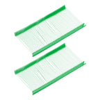 2000pcs Standard Tagging Gun Fasteners 50mm PP Plastic Green