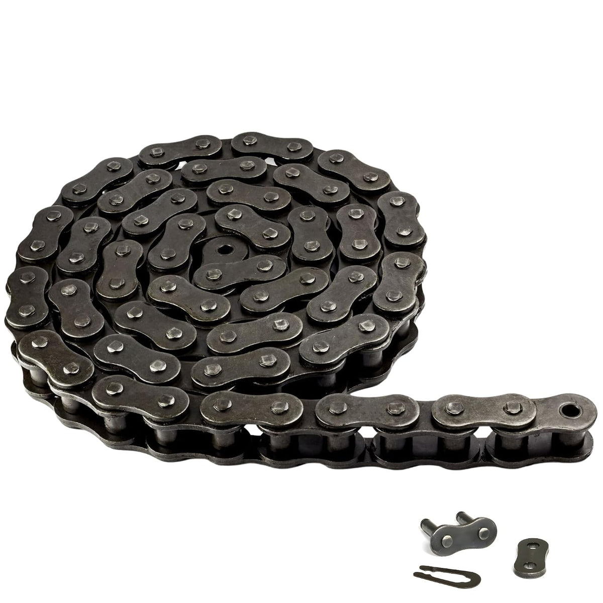 Jeremywell 120 Roller Chain 10 Feet with 1 Connecting Link