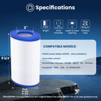 PDM30 Oval Spa Filter Compatible with Dream Maker Hot Tubs 461269