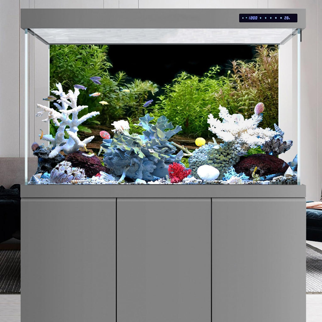 Aquarium Background Aquatic Plant Fish Tank Background Vinyl 30x18 inches