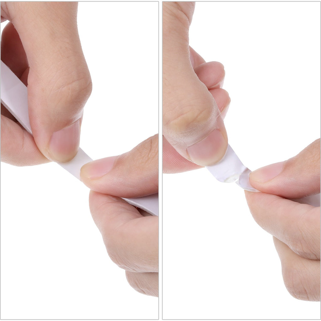2 Rolls Double Sided Foam Tape for Mounting,1/2 Inch by 50 Feet,White