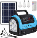 Portable Solar Generator with Panel,Small Power Station for Camping | Compact solar power station with LED lights and