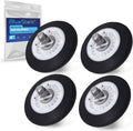 BlueStars 4-Pack 4581EL2002C Dryer Drum Roller Assembly Part for LG Kenmore