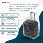 8" X 4" X 12" Gusseted Poly Bags Clear LDPE 1.25 Mil Thickness (Pack of 50) Open Top Food Safe Flexible Plastic