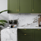 30 Pack Brushed Brass Cabinet Knobs Gold Drawer Pulls Stainless Steel Brushed Gold Dresser Knobs for Cabinets