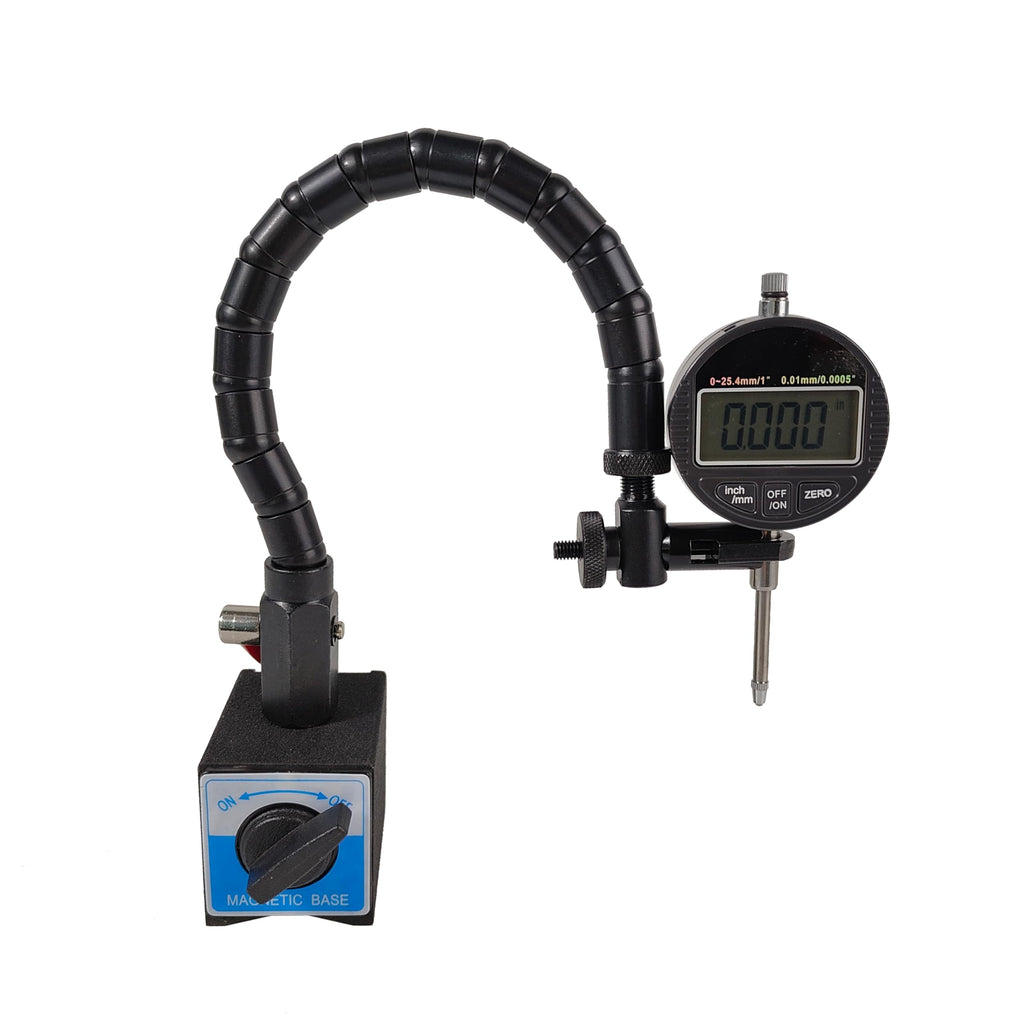 HFS Flexible Dial Indicator Magnetic Base Stand, 176 lb/ (80 kg) Pull