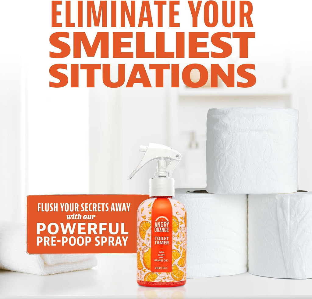 Toilet Tamer Bathroom Spray - Citrus Orange Spice - 6 oz