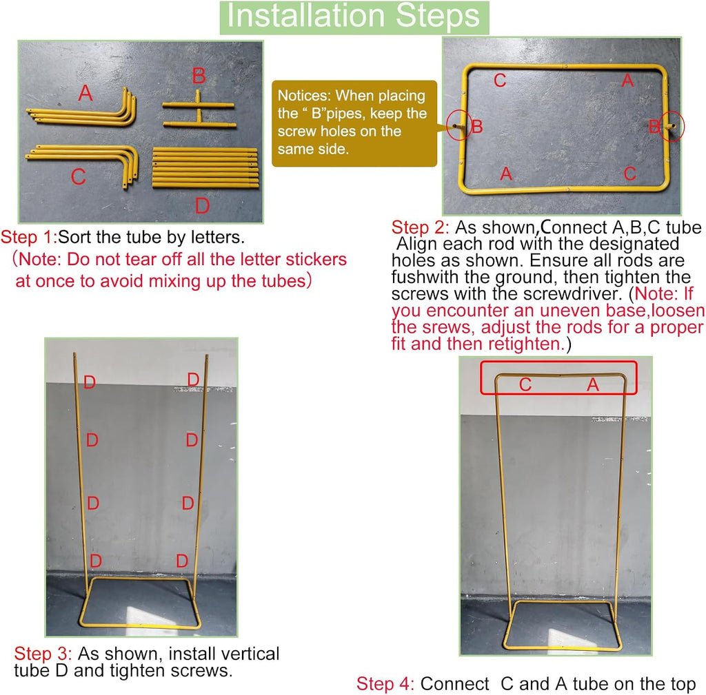 Wedding Welcome Sign Easel Stand Holder 68 x31x 20 With Leather Straps,Gold | Welcome to Our Wedding Sign Holder