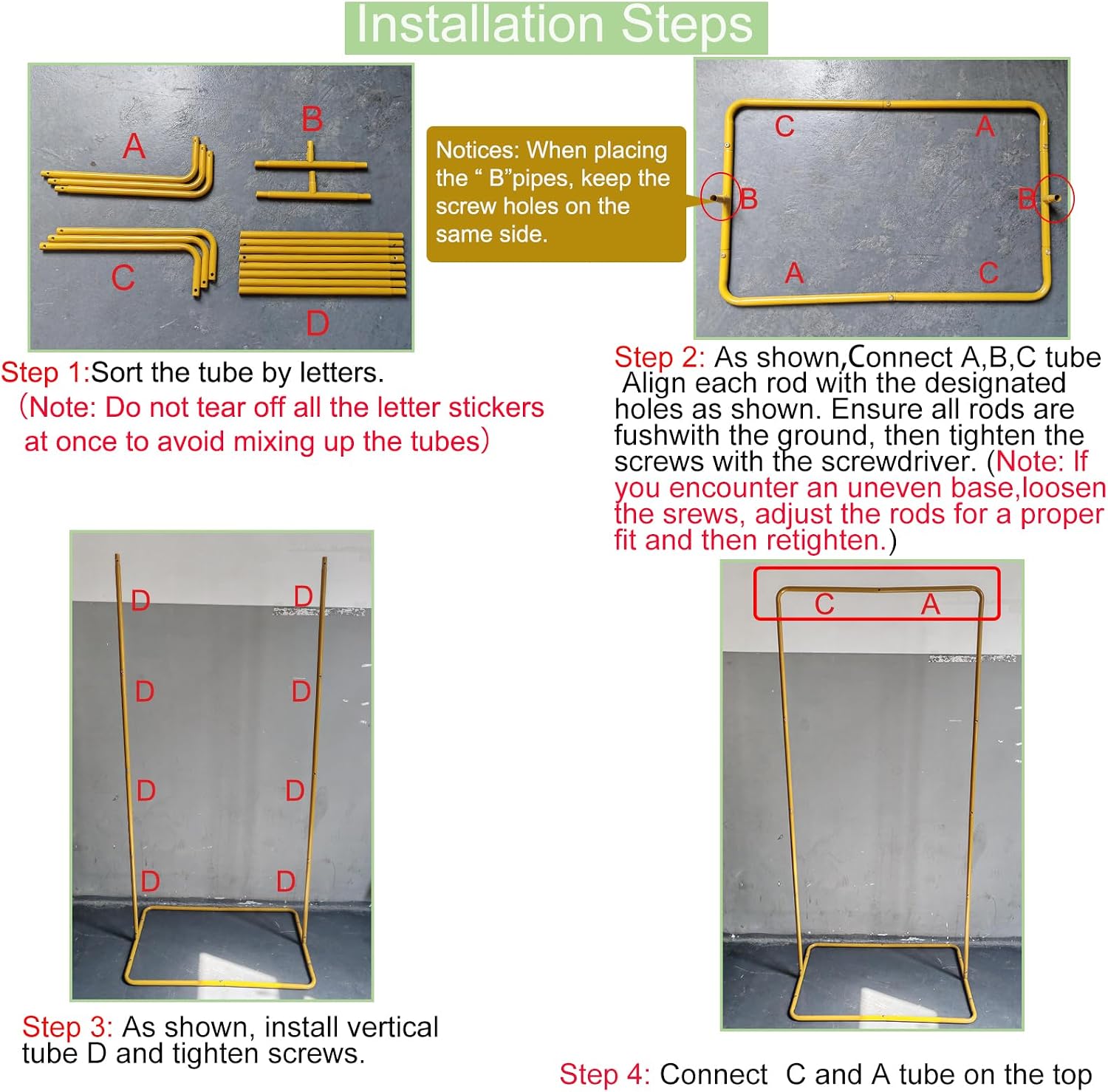 Wedding Welcome Sign Easel Stand Holder 68 x31x 20 With Leather Straps,Gold | Welcome to Our Wedding Sign Holder