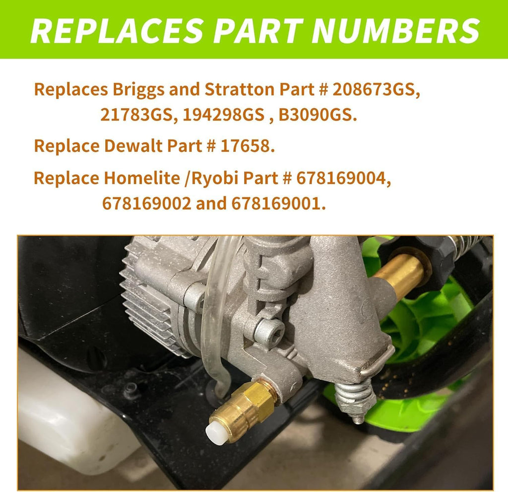 2-Pack Thermal Release Valve for Pressure Washer Pumps