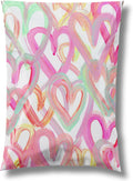 Poly Mailer 6x9, Happy Hearts, 100 Pack