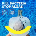 Chlorine Tablets 3 Inch for Swimming Pools, Removes Bacteria and Stops Algae, Slow Dissolving,Exclusive Protective