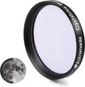 Moon Filter for Telescope 2 Inch Crystalview Moon Lunar Filter | Reduce Moon Glare, Enhance Lunar Crater Detail
