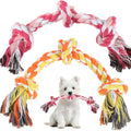 Dog Rope Toy 2 Pack, Rope Toys for Dogs, Chew Ropes for Small Breeds Puppies, Pull Toy for Tug of War, Energy