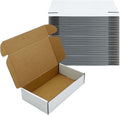 White Shipping Boxes 9x5x2 inch 50 Pack,Corrugated Mailers for E-Commerce